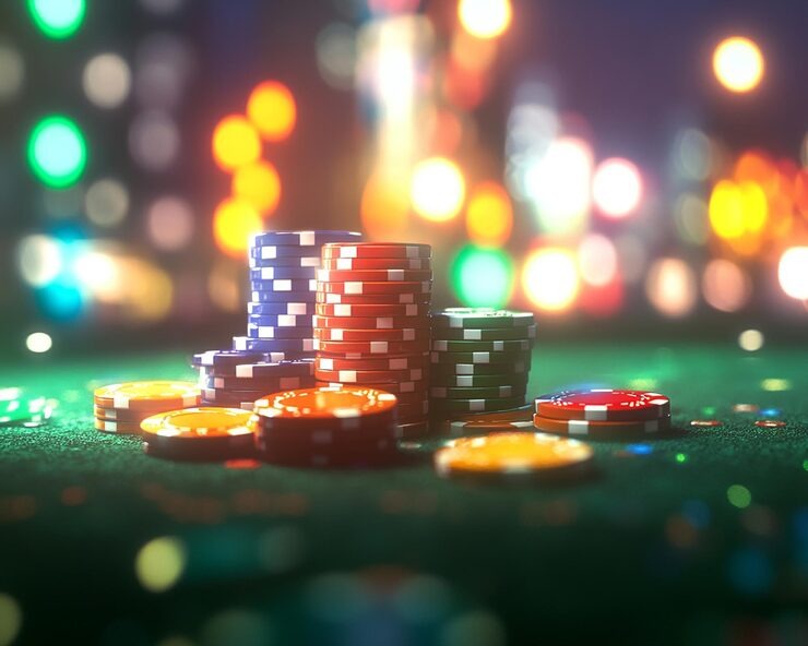 Live dealer spinning the roulette wheel